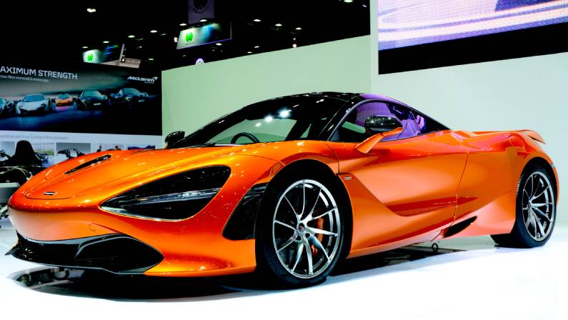 Orange McLaren 720s Exotic Car