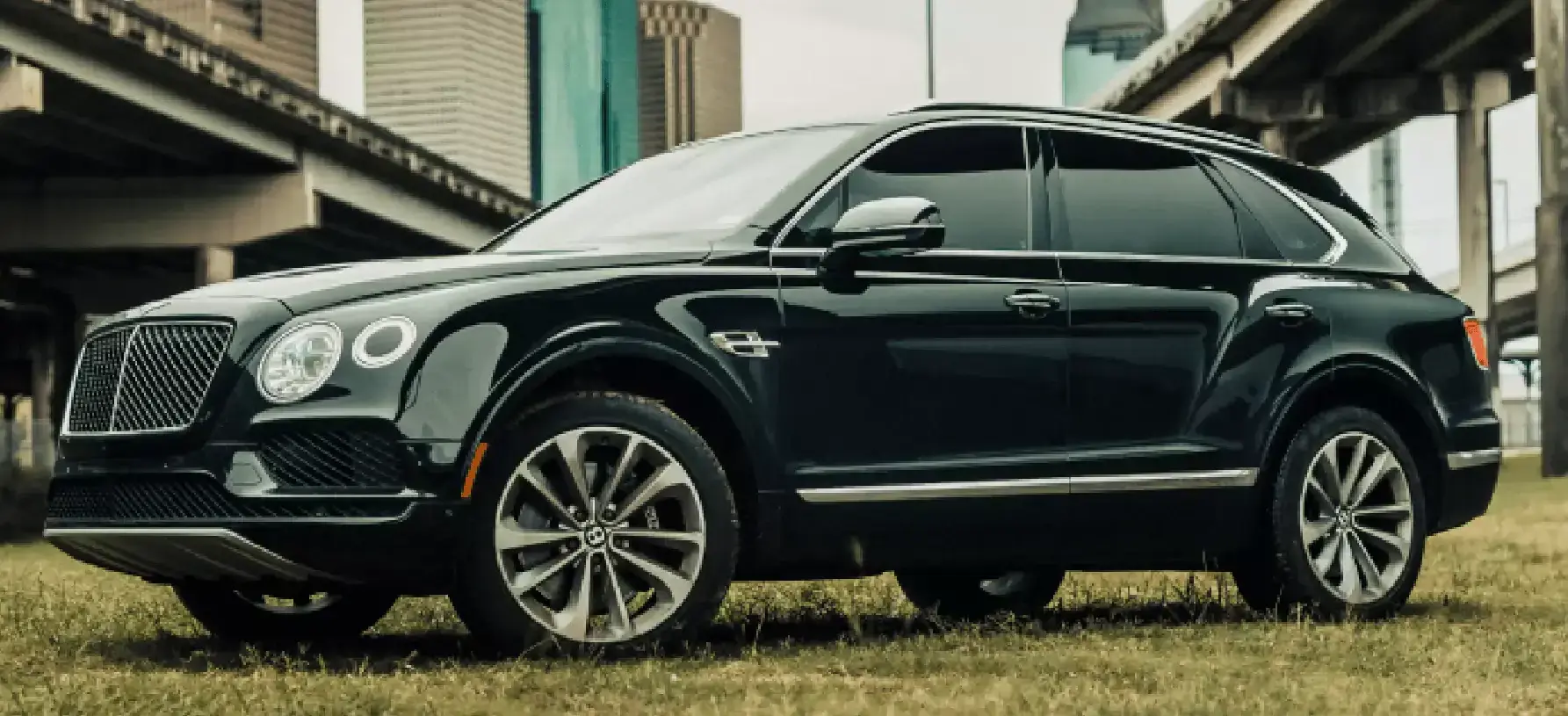 Black Bentley Bentayga For Rent in Houston