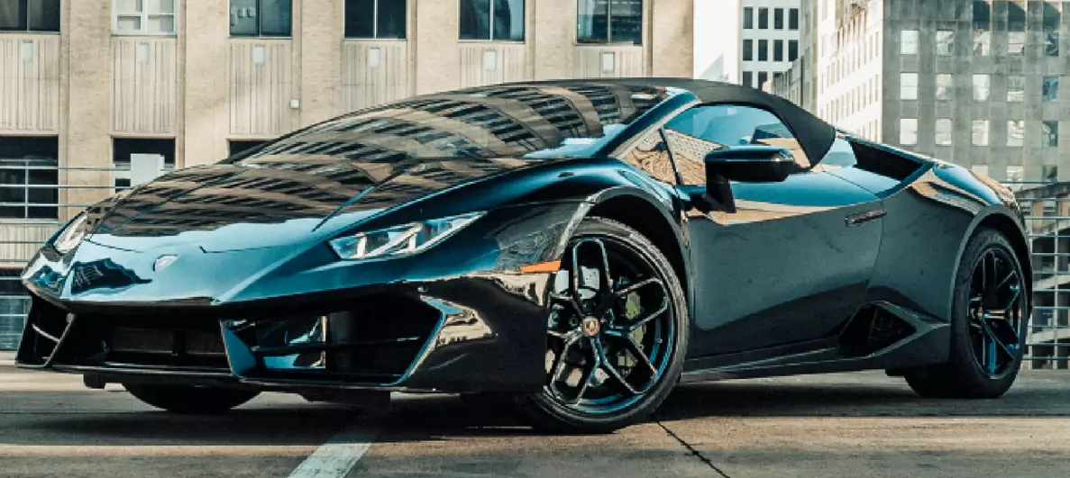 Lamborghini Huracan Spyder for rent Houston